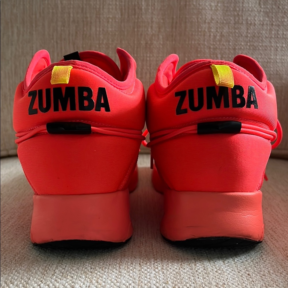 Bright Red Zumba Sneakers - Picture 3 of 4